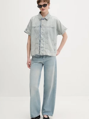Obrázek produktu Karl Lagerfeld Jeans džínová bunda dámská bavlněná modrá