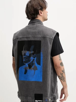 Obrázek produktu Karl Lagerfeld Jeans Džínová vesta šedá