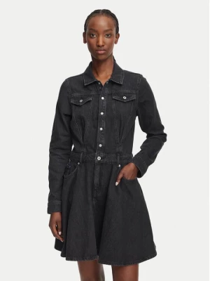 Obrázek produktu Karl Lagerfeld Jeans Džínové šaty B3W13033 Černá A-Line Fit