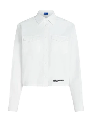 Obrázek produktu KARL LAGERFELD JEANS Halenka černá / bílá