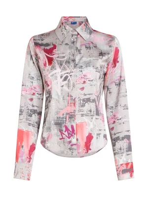 Obrázek produktu KARL LAGERFELD JEANS Halenka šedá / čedičová šedá / pink