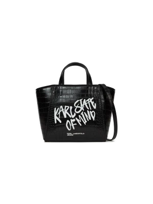 Obrázek produktu KARL LAGERFELD JEANS Kabelka černá / bílá