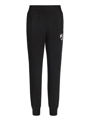 Obrázek produktu KARL LAGERFELD JEANS Kalhoty černá / bílá