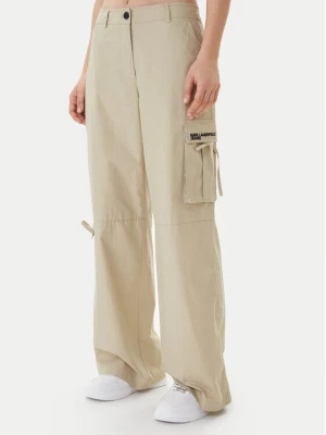 Obrázek produktu Karl Lagerfeld Jeans Kalhoty z materiálu B1W10087 Zelená Regular Fit