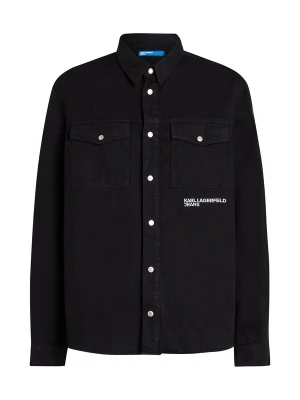 Obrázek produktu KARL LAGERFELD JEANS Košile černá / bílá