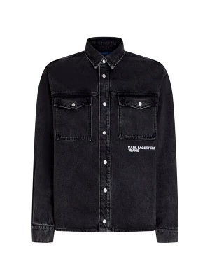 Obrázek produktu KARL LAGERFELD JEANS Košile černá džínovina / bílá