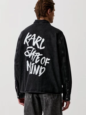 Obrázek produktu Karl Lagerfeld Jeans košile pánská džínová černá