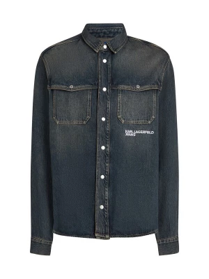 Obrázek produktu KARL LAGERFELD JEANS Košile tmavě modrá / bílá