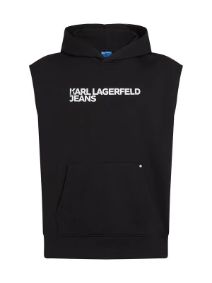 Obrázek produktu KARL LAGERFELD JEANS Mikina černá / bílá