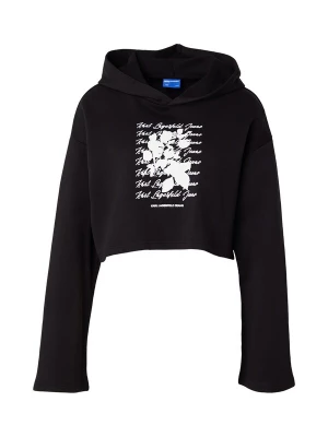 Obrázek produktu KARL LAGERFELD JEANS Mikina černá / bílá
