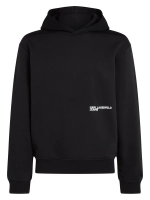 Obrázek produktu KARL LAGERFELD JEANS Mikina černá / bílá