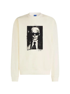 Obrázek produktu KARL LAGERFELD JEANS Mikina černá / bílá