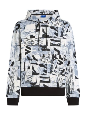 Obrázek produktu KARL LAGERFELD JEANS Mikina chladná modrá / černá / bílá