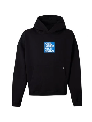 Obrázek produktu KARL LAGERFELD JEANS Mikina nebeská modř / černá / bílá