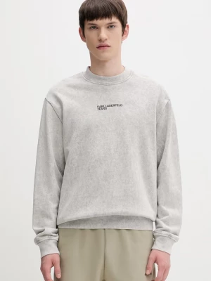 Obrázek produktu Karl Lagerfeld Jeans mikina pánská bavlněná šedá