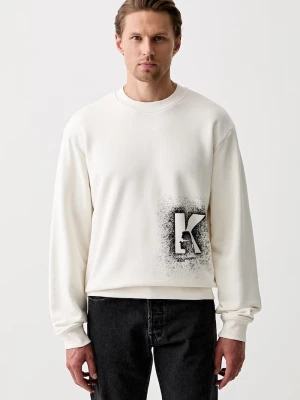 Obrázek produktu Karl Lagerfeld Jeans mikina pánská s bavlnou béžová