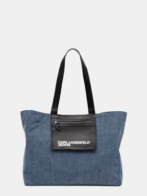 Obrázek produktu Karl Lagerfeld Jeans nákupní taška dámská bavlněná modrá