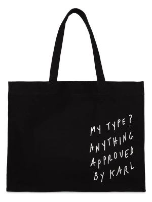 Obrázek produktu KARL LAGERFELD JEANS Nákupní taška 'KLJ X Pietro Terzini' světlemodrá / černá / bílá