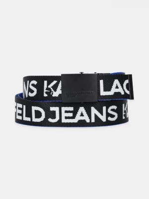 Obrázek produktu Karl Lagerfeld Jeans oboustranný pásek černá