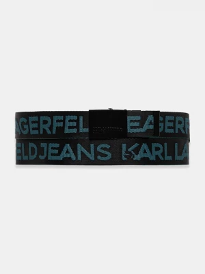 Obrázek produktu Karl Lagerfeld Jeans oboustranný pásek černá