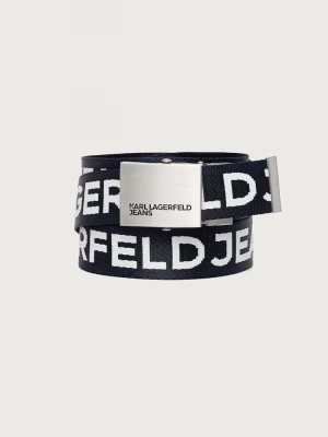 Obrázek produktu Karl Lagerfeld Jeans oboustranný pásek námořnická modř