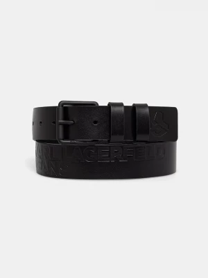 Obrázek produktu Karl Lagerfeld Jeans pásek pánský kožený černá