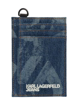 Obrázek produktu KARL LAGERFELD JEANS Peněženka modrá džínovina / bílá