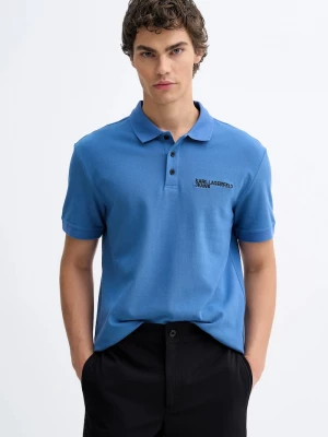 Obrázek produktu Karl Lagerfeld Jeans polo pánské bavlněné modrá