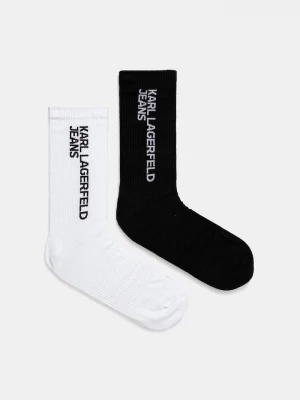 Obrázek produktu Karl Lagerfeld Jeans Ponožky Karl Lagerfeld Jeans 2-pack bílá