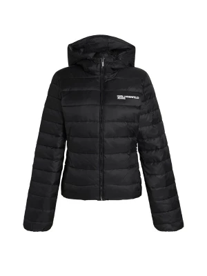 Obrázek produktu KARL LAGERFELD JEANS Přechodná bunda černá / bílá