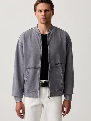 Obrázek produktu Karl Lagerfeld Jeans rozepínací mikina pánská bavlněná modrá