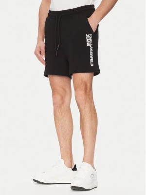 Obrázek produktu Karl Lagerfeld Jeans Sportovní kraťasy A2M10166 Černá Regular Fit
