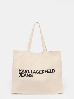 Obrázek produktu Karl Lagerfeld Jeans taška bavlněná béžová