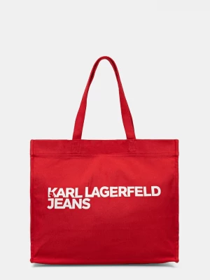 Obrázek produktu Karl Lagerfeld Jeans taška bavlněná červená