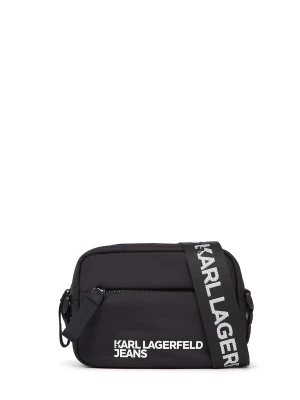 Obrázek produktu KARL LAGERFELD JEANS Taška přes rameno 'ESSENTIAL' černá / bílá