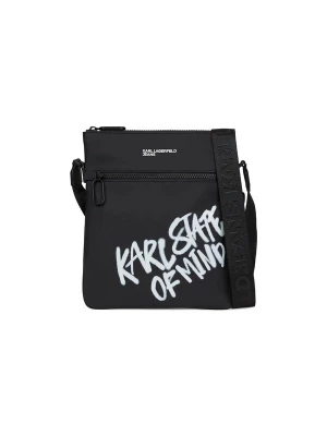 Obrázek produktu KARL LAGERFELD JEANS Taška přes rameno 'Karl Quote' černá / bílá