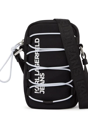 Obrázek produktu KARL LAGERFELD JEANS Taška přes rameno 'Pouch' černá / bílá