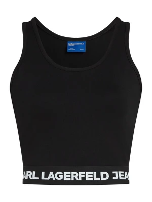 Obrázek produktu KARL LAGERFELD JEANS Top 'Milano' černá / bílá