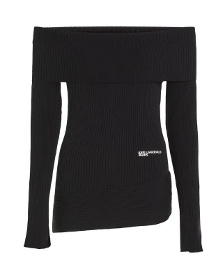 Obrázek produktu KARL LAGERFELD JEANS Tričko černá / bílá