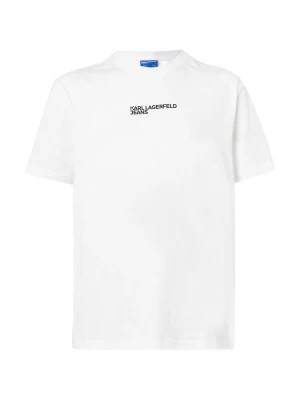 Obrázek produktu KARL LAGERFELD JEANS Tričko černá / bílá
