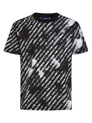 Obrázek produktu KARL LAGERFELD JEANS Tričko černá / bílá
