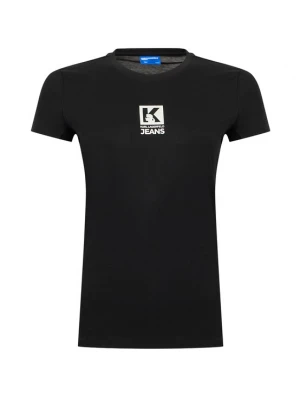 Obrázek produktu KARL LAGERFELD JEANS Tričko černá / bílá