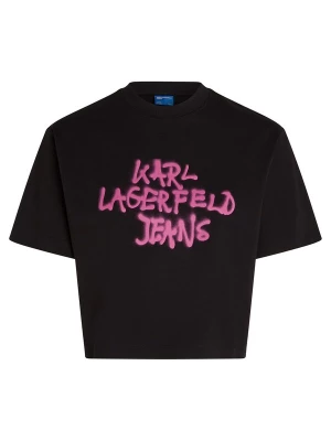 Obrázek produktu KARL LAGERFELD JEANS Tričko fuchsiová / černá