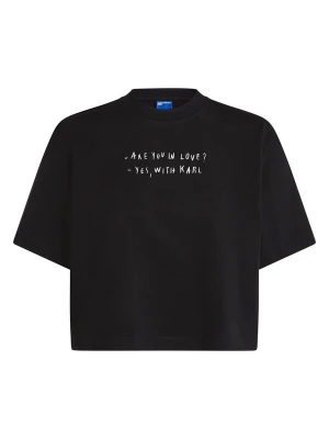 Obrázek produktu KARL LAGERFELD JEANS Tričko 'KLJ X Pietro Terzini' černá / bílá