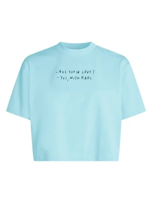 Obrázek produktu KARL LAGERFELD JEANS Tričko 'KLJ X Pietro Terzini' světlemodrá / černá