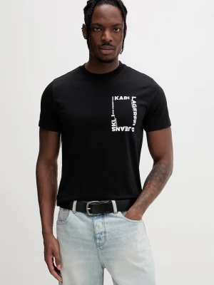 Obrázek produktu Karl Lagerfeld Jeans tričko pánské bavlněné černá