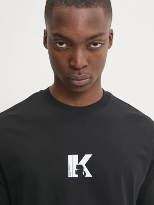Obrázek produktu Karl Lagerfeld Jeans tričko pánské bavlněné černá