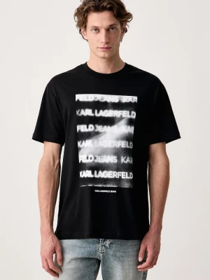 Obrázek produktu Karl Lagerfeld Jeans tričko pánské bavlněné černá