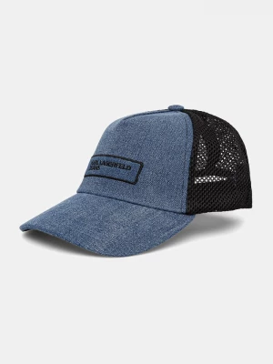 Obrázek produktu Karl Lagerfeld Jeans trucker čepice dámská bavlněná modrá