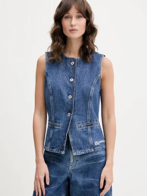 Obrázek produktu Karl Lagerfeld Jeans vesta dámská džínová modrá